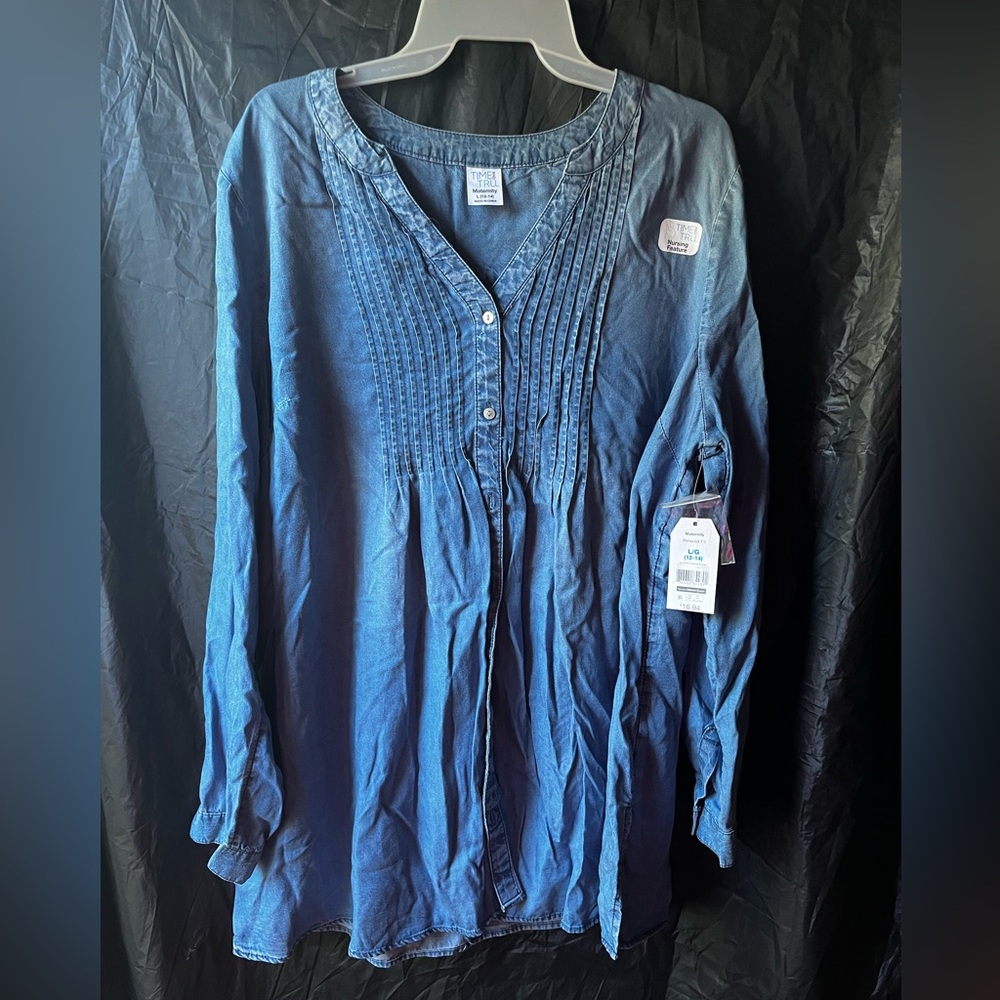 New Maternity long sleeve top women Lg (12-14)
